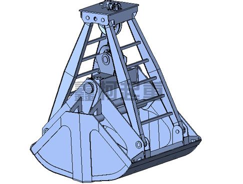 雙繩抓斗在工作時(shí)運(yùn)作的狀況